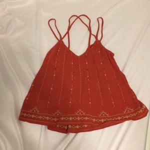 super cute strappy tank top!